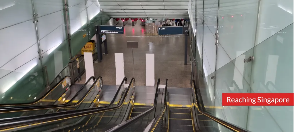 Photo of MRT escalators