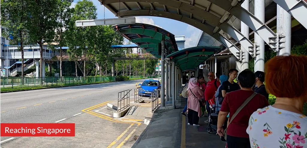 Photo of Mandai-Khatib shuttle queue