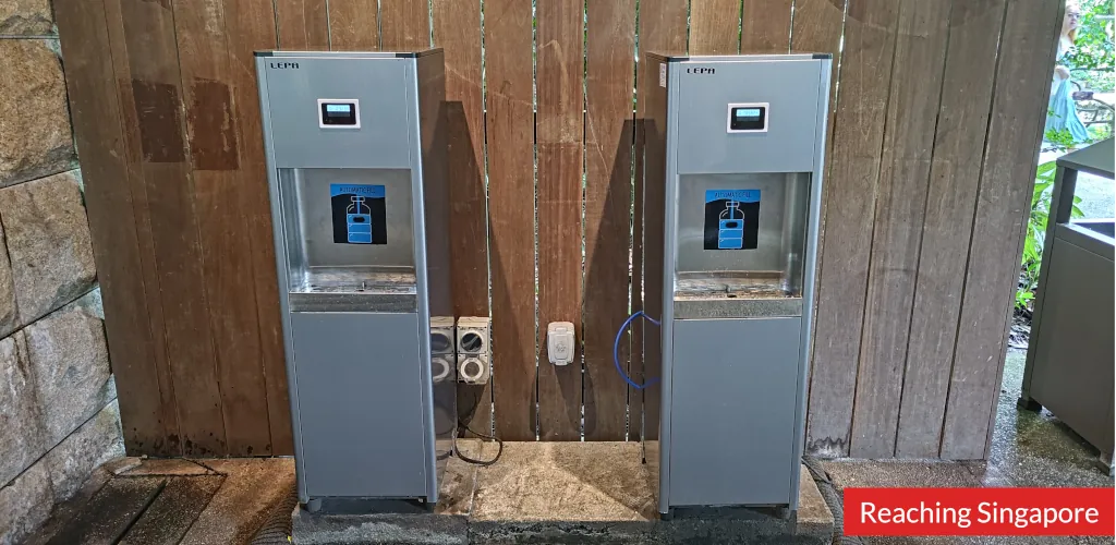 Photo of water re-fill station